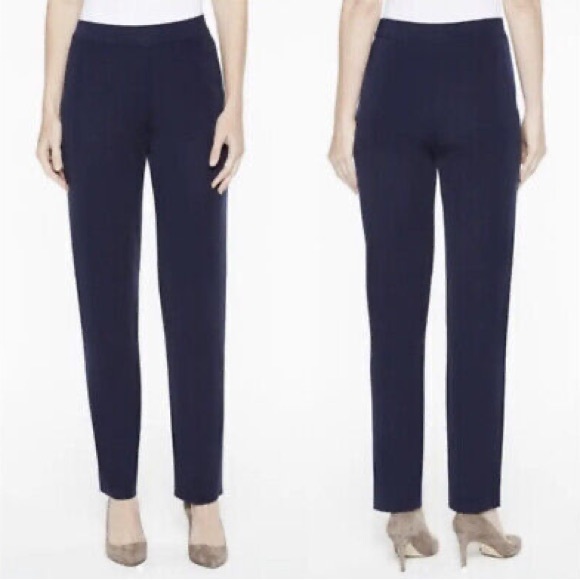 Misook Pants & Jumpsuits Mistook Exclusively Darknavyblue Pull On